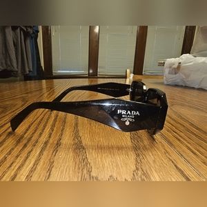 Prada Black Womans Symbole Sunglasses